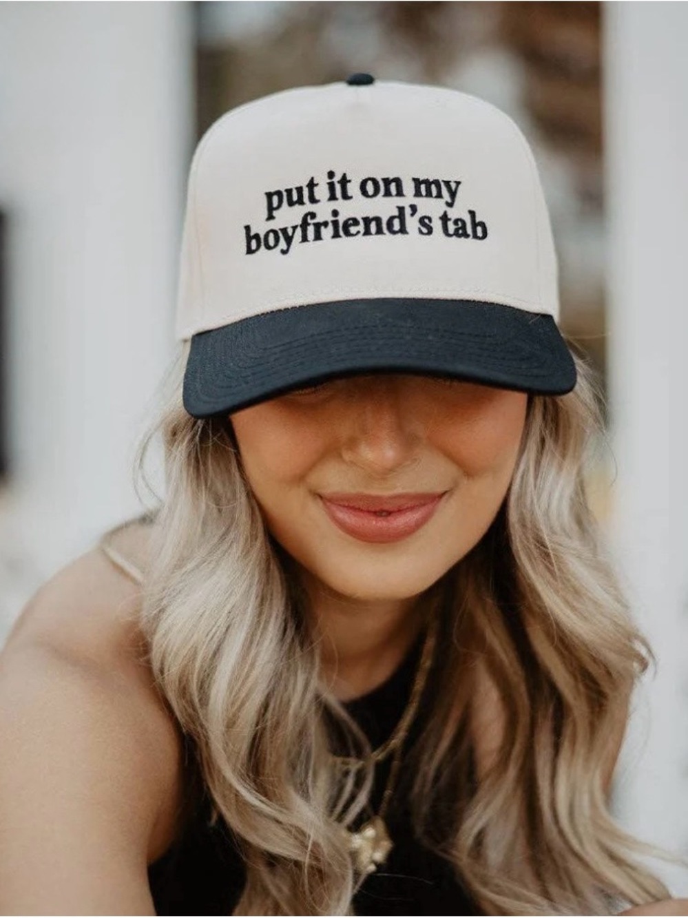 CC Trucker Hat Put It On My Boyfriend’s Tab SnapBack